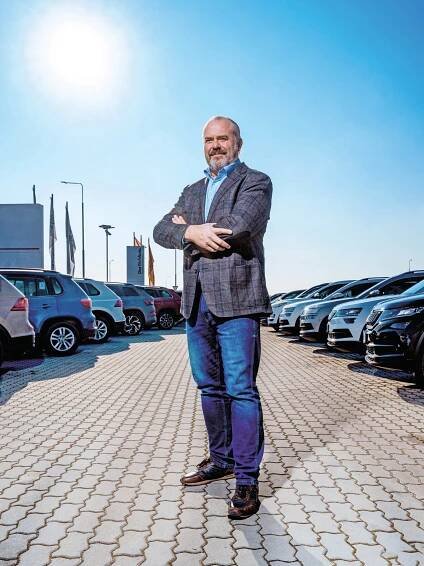 Pavel Louda, majitel jednoho z největších prodejců osobních vozů v Česku Louda Auto (Foto: Tomáš Nosil)