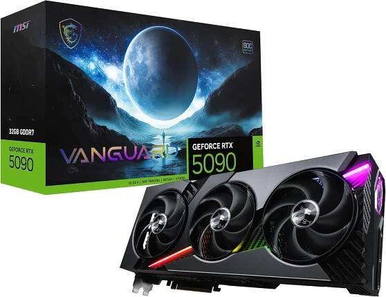 MSI GeForce RTX 5080 Vanguard SOC 16GB - PC doplňky - K24.cz