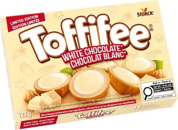 Toffifee White Chocolate 123g