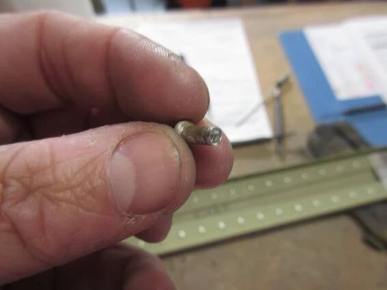 Fixing the Bad Rivet in the Rear Spar