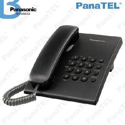 Panasonic KX-TS500 Černý Telefon ☎ Pevná linka ✓ O2 ✓ jiný operátor ✓ Kancelářský telefon ✓ Domácí telefon
