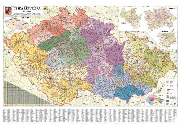 PSČ - Království map