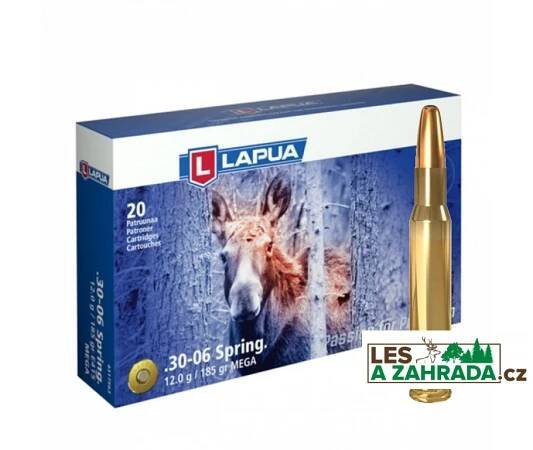 Náboj Lapua.30-06 MEGA, E415, SP, 12,00g, 185gr* - lesazahrada.cz - Vše pro les, lov a myslivost