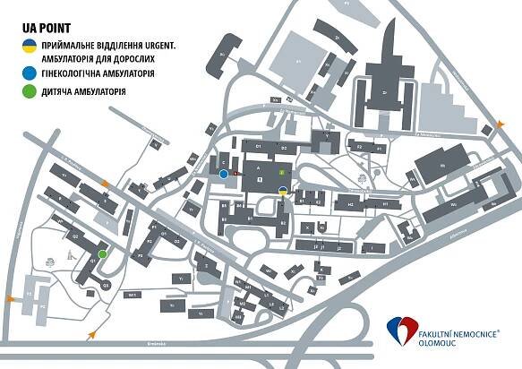 Fakultní nemocnice Olomouc zřizuje od pondělí 21.3.2022 UA POINT | Fakultní nemocnice Olomouc