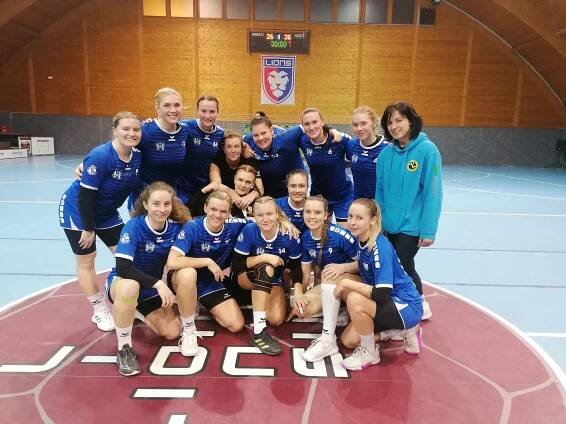 1. LIGA ŽEN 4.2.2024 - Lions Hostivice / Házená Jindřichův Hradec