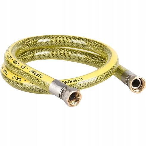 PŘIPOJOVACÍ KABEL HADICE NA PLYN 1,5 M W/W PLYNOVÁ HADICE VYSOKÁ KVALITA