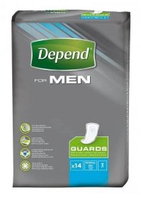 Depend For Men 2 inkontinenční vložky 14 ks cena od 109 Kč