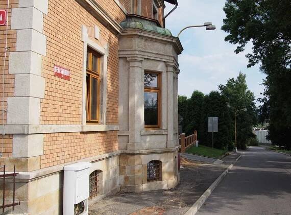 Budova, kde se penzion nachází