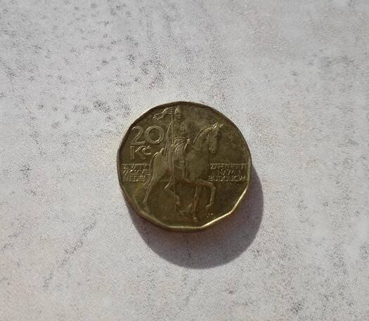 20Kč rok 1996 vzácná mince - Numismatika