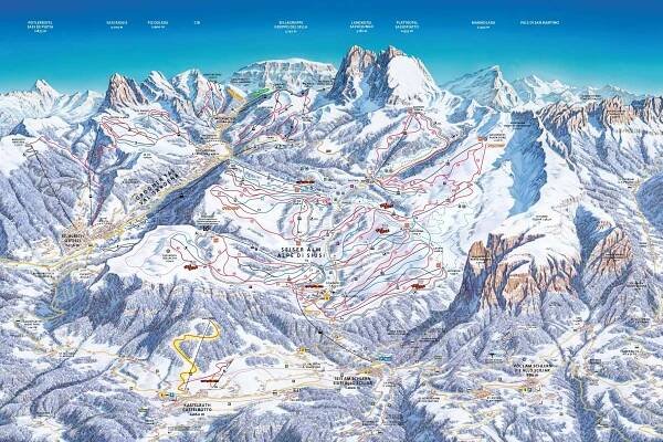 Oblast Seiser Alm / Alpe di Siusi