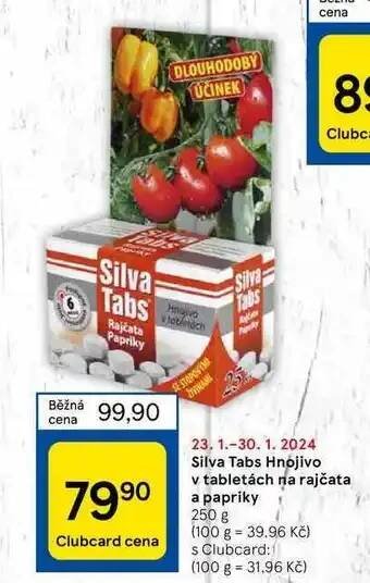 Tesco Silva Tabs Hnojivo v tabletách na rajčata a papriky nabídka