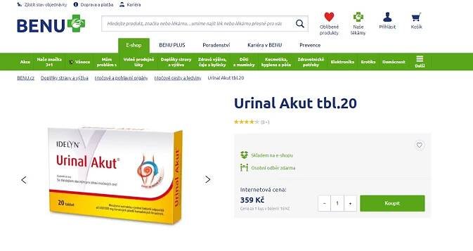 urinal akut