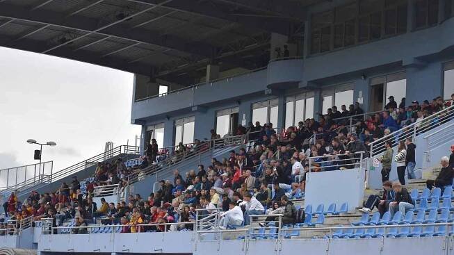 Na utkání dorazila slušná návštěva 543 diváků. FK Viagem Ústí nad Labem - Dukla Praha, letní příprava 2025, generálka