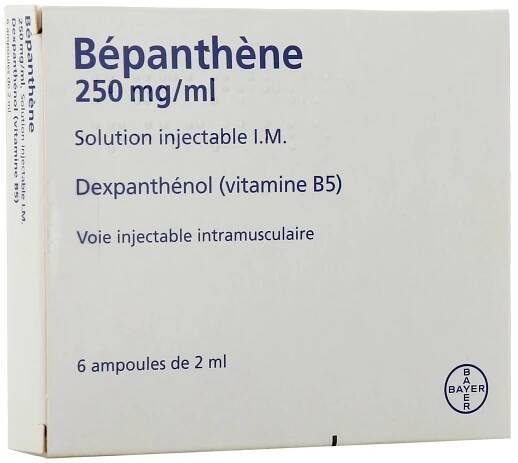 Bepanthene Injectable - European OTC medicines. Delivered