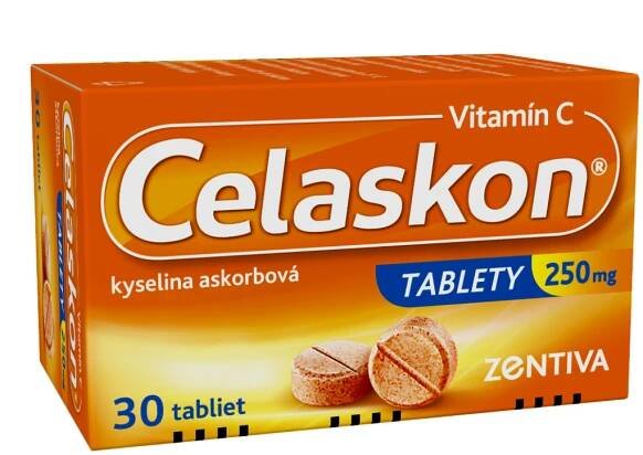 Celaskon tablety 250 mg 1×30 tbl, vitamín C