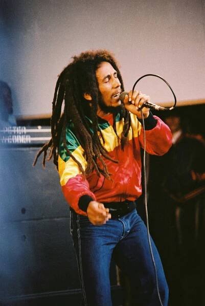 He describes reggae legend Bob Marley as "the great man"