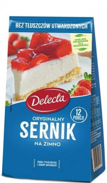 DELECTA INSTANTNÍ CHEESECAKE ZA STUDENA V PRÁŠKU