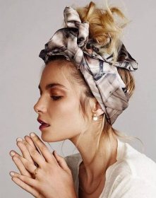 3 tipy, jak nosit šátek ve vlasech - Blog Bomton
