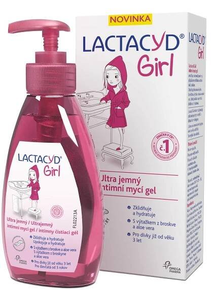Lactacyd Girl ultra jemný intimní mycí gel 200ml