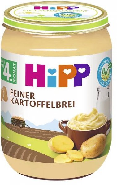 HiPP ZELENINA BIO Jemná bramborová kaše 190g 