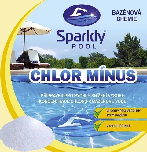 Chlor mínus - chlor stop 1 kg SPARKLY POOL 938050