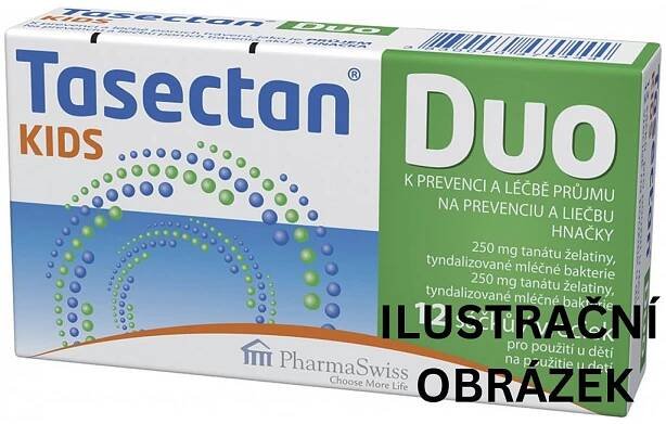 Tasectan duo Kids 250 mg 12 sáčků - Biotika.net