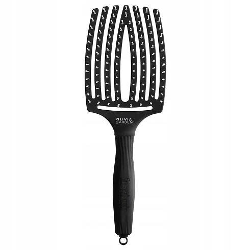 Olivia Garden Fingerbrush Ionic Large černý