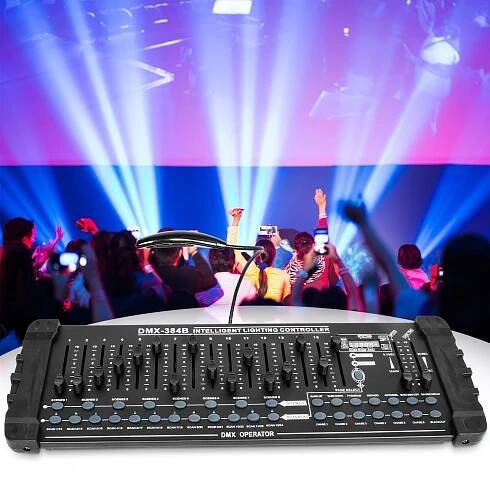 Black DMX And MIDI Operator 384 Channel * For Live Concerts KTV DJs Clubs