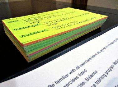 study notecards for NASM CPT