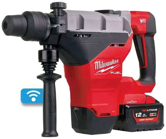 Aku kombinované kladivo Milwaukee M18 FHM-121C, ONE-KEY, SDS-MAX, 1x aku M18 HB12 + nabíječka M12-18 FC + kufr, 4933464894
