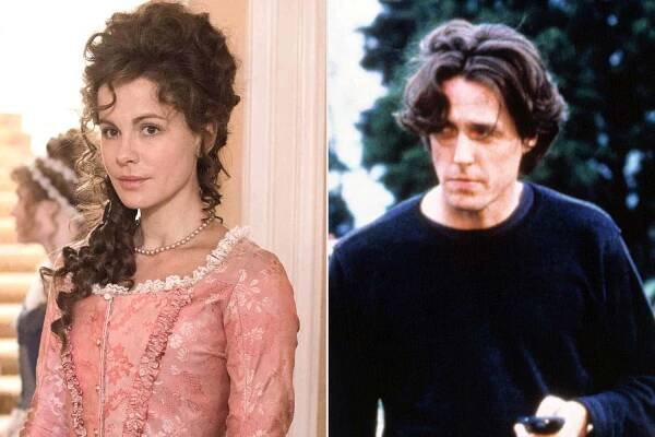 Kate Beckinsale in 'Love & Friendship'; Hugh Grant in 'Bridget Jones's Diary'