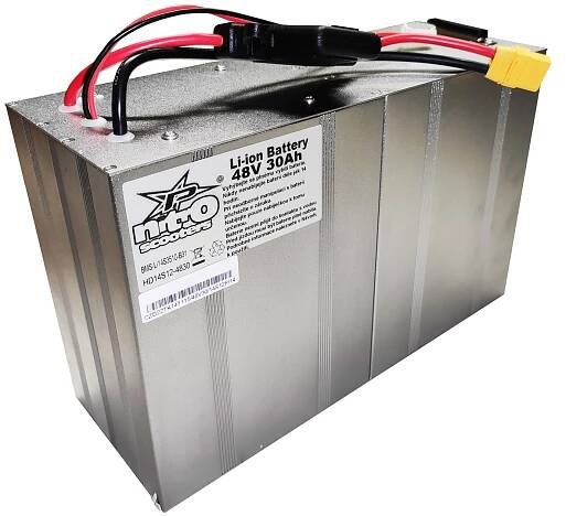 Baterie Li-Ion 48V 30Ah Alu XT – ELEKTROKOLA ZLÍN