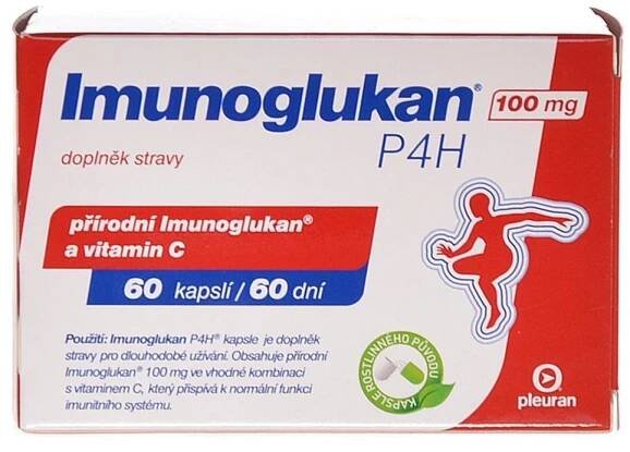 Imunoglukan P4H 100mg 60 kapslí od 539 Kč
