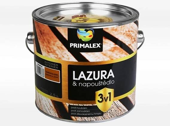 Primalex Lazura 3v1 5 l ořech královský
