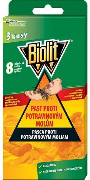 Biolit Eco Lapač 4 druhů potravinových molů, 3 ks