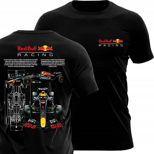 TRIČKO PÁNSKÉ TRIČKO RED BULL F1 MAX VERSTAPPEN DÁREK PRO CHLAPCE, 4XL
