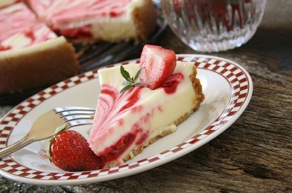 "Cheesecake" s jahodami