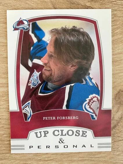 Peter Forsberg - Hokejové karty