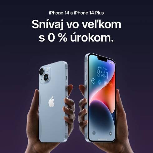iPhony 14 (Plus) lze nyní sehnat u iStores.sk na splátky bez navýšení