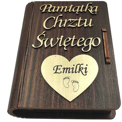 KRABIČKA NA PENÍZE NA KŘTINY SE JMÉNEM DÁREK KE KŘTINÁM GRAVÍROVÁNÍ