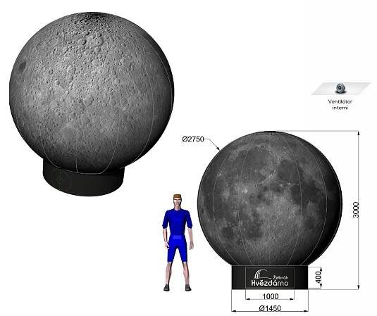MOON ball - Hvězdárna Žebrák