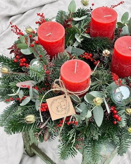 Pin by J. A. on christmas | Christmas advent wreath, Christmas crafts diy, Christmas decorations