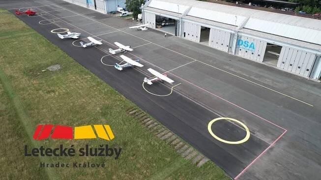 Novinky na hradeckém letišti
