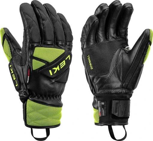 LEKI WCR Venom DH 3D 654804301 Black/Ice Lemon, 10