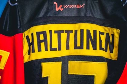 Kasper Halttunen Jokerit U20 21-22 game worn home – Jokerit Game Worn Jerseys