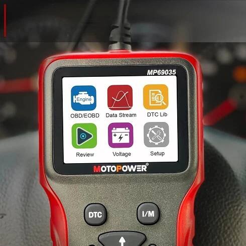 MOTOPOWER MP69035 – univerzální skener OBD2 pro diagnostiku automobilů Značka Motopower