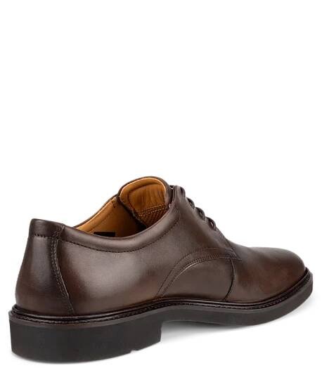 Men's ECCO® Metropole London Leather Derby Shoe - Brown - B
