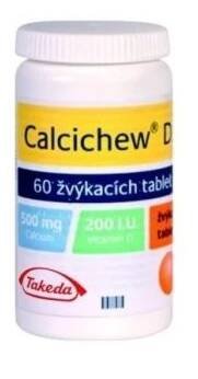 CALCICHEW D3 500 MG/ 200 IU - Souhrnné informace