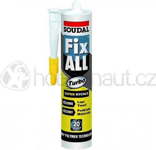 SOUDAL Fix All Turbo vytvrzující lepidlo 290g bílé