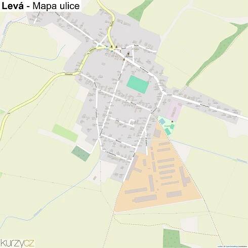 Levá - mapy | Kurzy.cz